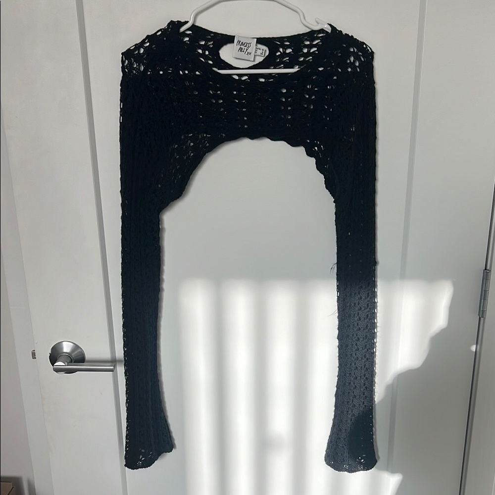 Princess Polly Black Knit Sweater